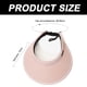 thumbnail image 2 of Sombreros con visera para mujer, ala ancha, gorra de golf plegable para mujer, sombrero de playa para mujer, sombrero de viaje con protección UV, sombrero plegable para el sol, 2 of 5