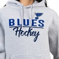 thumbnail image 3 of Women's G-III 4Her by Carl Banks Heather Gray St. Louis Blues  Team Sport Tri-Blend Fleece Hoodie, 3 of 3