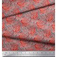 thumbnail image 2 of Soimoi Rayon Fabric Brush Stroke Abstract Fabric Prints by Yard 56 Inch Wide, 2 of 3