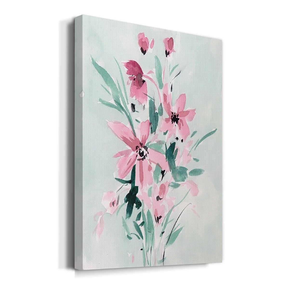 Posy Blooms II Premium Gallery Wrapped Canvas - Ready to Hang