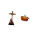 thumbnail image 5 of Adorno de calabaza de cristal de María, escultura decorativa religiosa católica, dulcero, estatua para dormitorio o mesa., 5 of 8