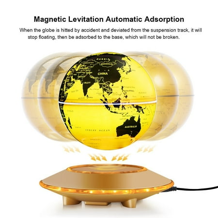 Eecoo Magnetic Floating Globe Levitation Rotating Ball Led Eecoo Magnetic Floating Globe Levitation Rotating Ball Led Illuminated World Map Earth For Desktop Office