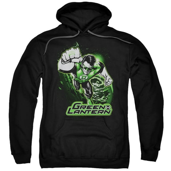 Jla - Green Lantern Green &Amp; Gray - Pull-Over Hoodie - XX-Large