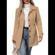thumbnail image 3 of Abrigo Clásico de Invierno para Mujer con Bolsillos y Botonadura Sencilla. Caqui S, 3 of 9