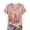 Watermelon Red, variant on JULMCOMO Womens Breast Cancer Shirts V Neck Pink Floral Print Breast Cancer Awareness Shirts Short Sleeve Casual Comfy Graphic Tees Light pink 2XL