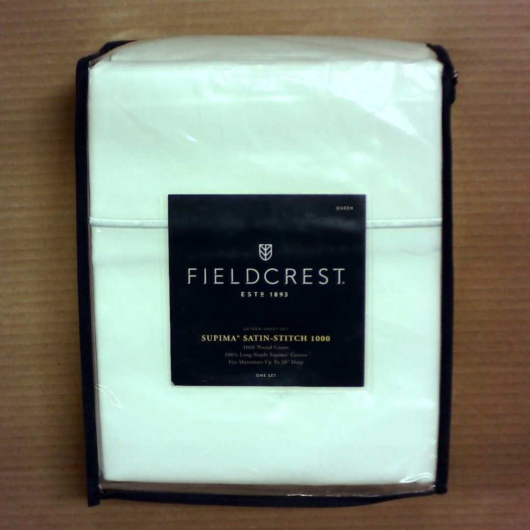 Fieldcrest Royal Velvet Twin Fitted Sheet 275 Thread ~ 100% Pima Cotton Cypress 