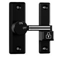 thumbnail image 3 of TOPRenddon No-Drill Door Lock - Child Proof Sliding Gate Lock for Glass/Wood Doors (Black) - Adjustable Cabinet Fastener with Adhesive Backing, 3 of 9