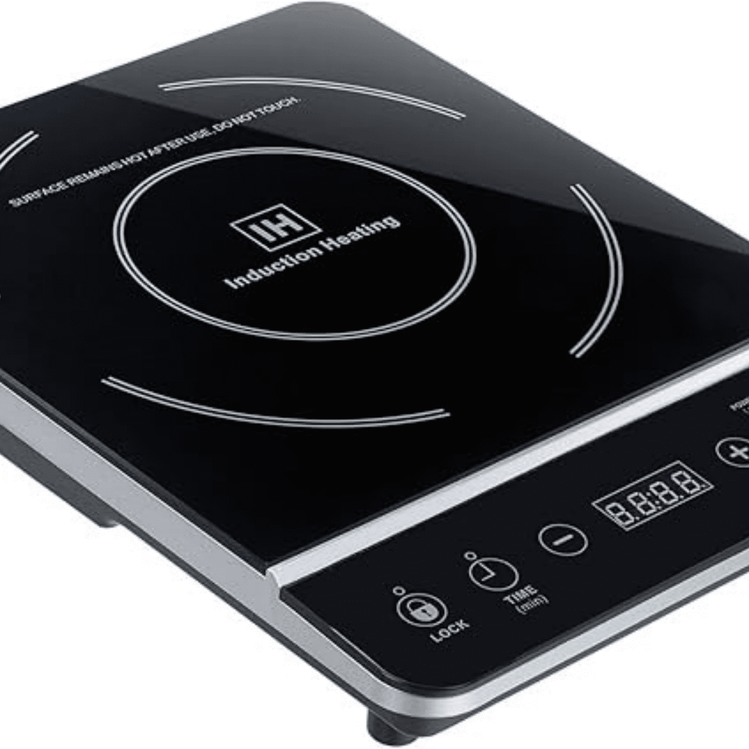 Induction Cooker 1800 Watt, Induction Cooktop, Electric Burner with Stainless Steel Pot 10" 3.5
