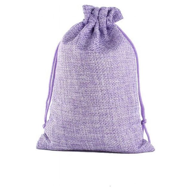 Bolsa de arpillera Natural con cordón, bolsa de regalo de yute, varios tamaños, organizador de joyería, boda, dulces, día de Navidad, bricolaje, 10 unidades