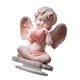 thumbnail image 5 of Estatua de ángel acrílico con forma de corazón, adorno decorativo para oficina, regalo de ángel querubín, decoración para fiesta, sala de estar, chime, 5 of 9