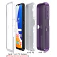 thumbnail image 5 of Xhy Samsung Galaxy A15 5G Case Military Grade Heavy Duty Protection 3 in 1 Shockproof Armor Rugged Durable for Galaxy A15 5G Phone - Purple+White, 5 of 5