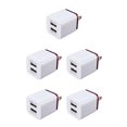 thumbnail image 3 of Tholdsy de teléfono USB universal Puertos USB duales Adaptador de corriente de teléfono de viaje portátil 5V 2.1A Enchufe de EE. Type1 NO1, 3 of 6
