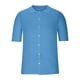thumbnail image 4 of pstuiky camisetas de hombre, Blusa informal de punto con cuello vuelto, manga corta y color liso para hombre ropa de hombre s, 4 of 6