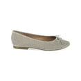 thumbnail image 2 of ESPRIT Ballerines Grises Découpées à Bout Pointu Perforé à Enfiler pour Femmes 8.5 m, 2 of 4
