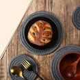 thumbnail image 2 of TEHAUX 5-Pack Dark Gray Cotton Trivet Mats for Kitchen Table and Home Use, 2 of 8