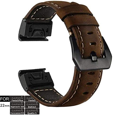garmin fenix 5 leather watch band