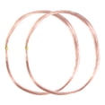 thumbnail image 1 of 2 Rollos de Alambre de Cobre Suave al 99%, 32 Gauge 16FT Alambre de Cobre Puro para DIY [0.2mm, 10M Cada uno], 1 of 7