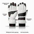 thumbnail image 4 of Guantes de esquí de invierno, guantes impermeables para Snowboard con pantalla táctil, guantes cálidos para esquiar, correr y andar en bicicleta 1089, 4 of 6