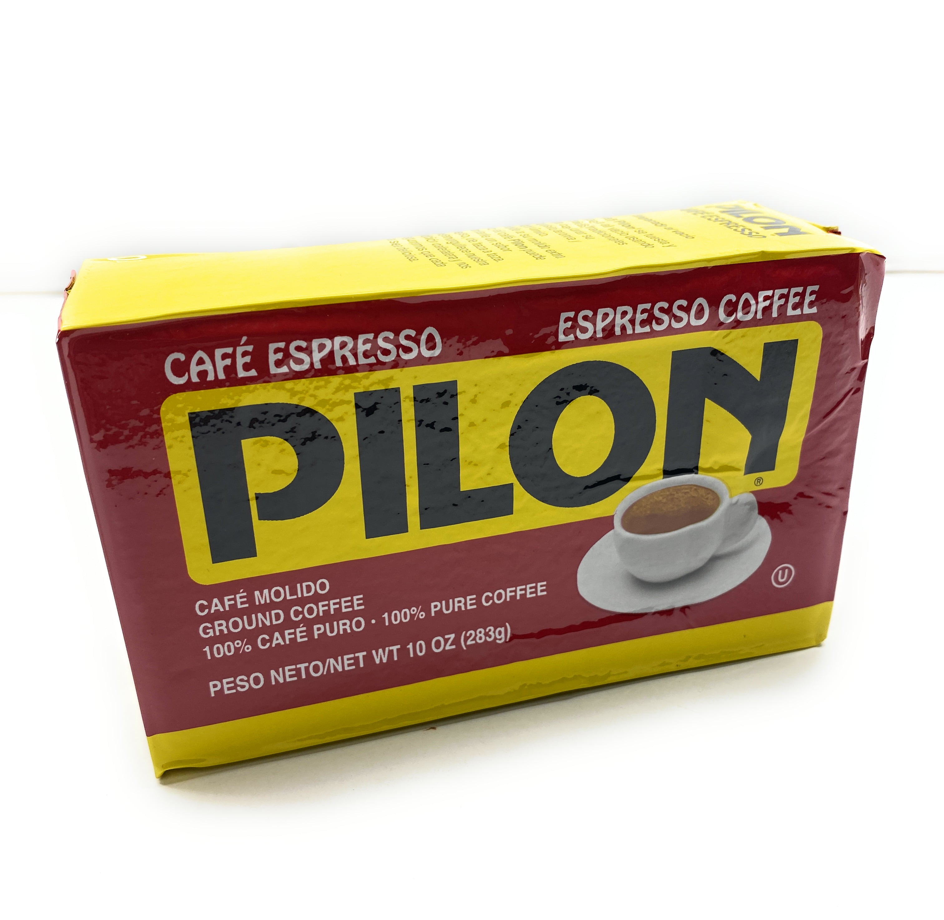 2 Pack Brick 10oz Cafe Pilon Espresso Ground Coffee Dark Roast