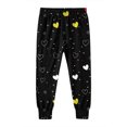 thumbnail image 5 of ATOGUTA Valentine's Day Outfit Set Girls Valentine's Day Clothes Long Sleeve Tops and Jogger Pants Kids Tracksuit Sweatsuits Set Size 5T-14, Black, 5 of 6