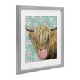 thumbnail image 2 of Stupell Industries Shabby Chic Bubblegum Sweetie Cattle Gray Framed Print Under Glass, 13 x 13, by Sara G. Designs, 2 of 8