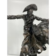 thumbnail image 6 of American Handmade Bronze Sculpture Statue Bronco Buster By Frederic Remington medium size 13"H x 10"L x 5"W, 6 of 6