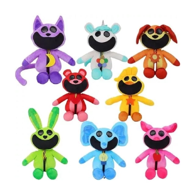 Smilewill 8 Piezas Peluche De Animales Sonrientes De Poppy COLORES