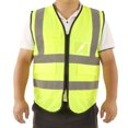 thumbnail image 4 of Reflective Safety Vest, Wide Application Polyester Security Vest Comfortable With Pockets For Engineer ANGGREK Otros, 4 of 8
