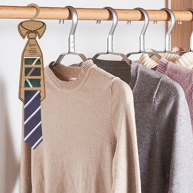 Iodue Rack Set Of 3 Father's Day Tie Hangers Father's Day Tie Holder