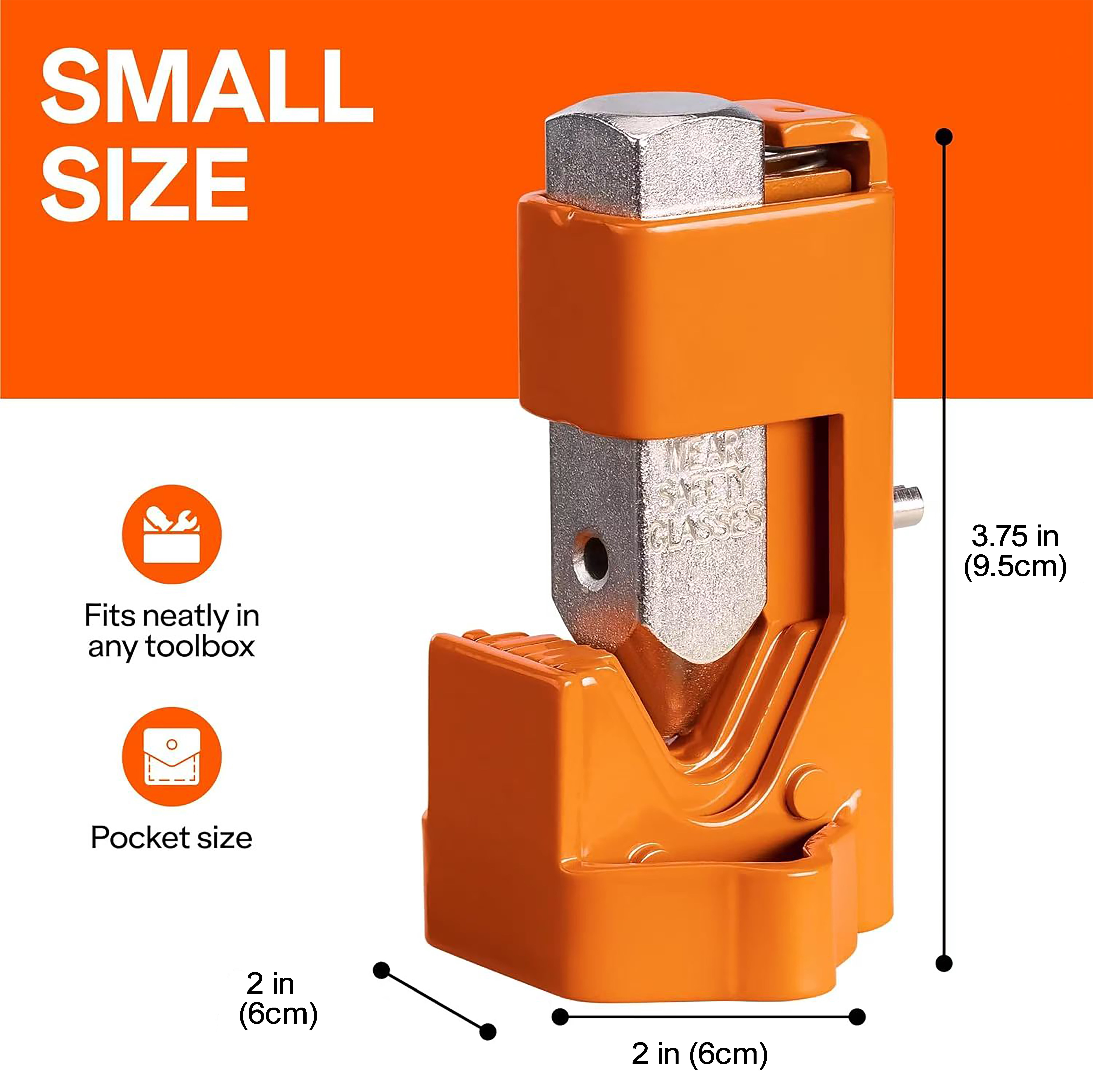 Hammer Lug Crimper Tool - Crimps 8 AWG To 4/0 Battery & Welding Cables
