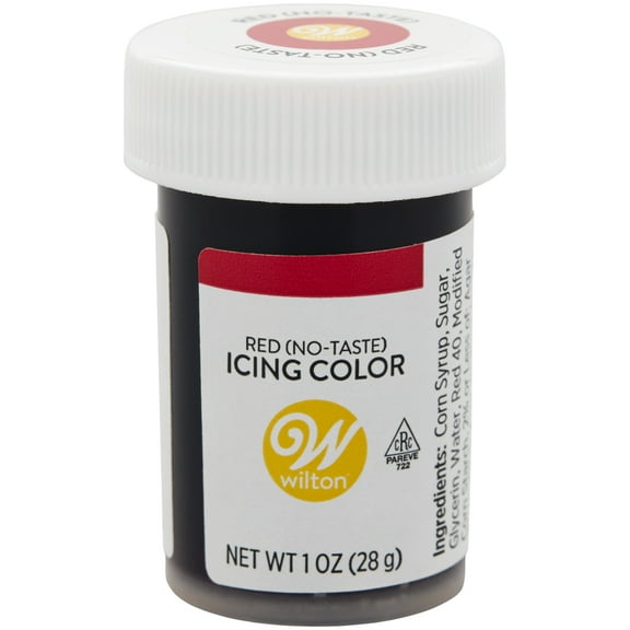 Wilton No-Taste Red Gel Food Coloring, 2 oz.
