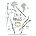 thumbnail image 2 of Men's The Lord of the Rings Fellowship of the Ring You Have My Sword and My Bow and My Axe  Graphic Tee Beige Large, 2 of 4