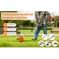thumbnail image 5 of Floseru Gas Weed Eater, 5 in 1 Multifunctional Cordless Hedge Trimmer String Trimmer 52cc 2 Stroke 8500Rpm Brush Cutter Garden Tool, 5 of 11