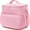 A-Pink, variant on Fammart Insulated Lunch Bag for Adult/Women/Men, Reusable Lunch Box Cooler Soft Leakproof Tote, Thermal Meal Prep Lunch Pail with Adjustable Shoulder Strap for Picnic/School/Travel/Office,Black