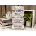 thumbnail image 6 of Lighthouse Christian Products 19657X Wall Decor Stacked Wood Serenity, Medium, 6 of 6