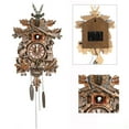 thumbnail image 2 of Vintage Clock German Black Forest Wooden Hunter Cuckoo Hanging Wall Clock, 25*10*48cm, 2 of 16