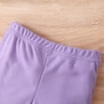 thumbnail image 6 of Baby Girls Pink Leopard Short Sets Kids Casual Spaghetti straps Tank Top and Purple Short Pants Sets Toddler Summer 2PCS Outfits 4t, 6 of 7