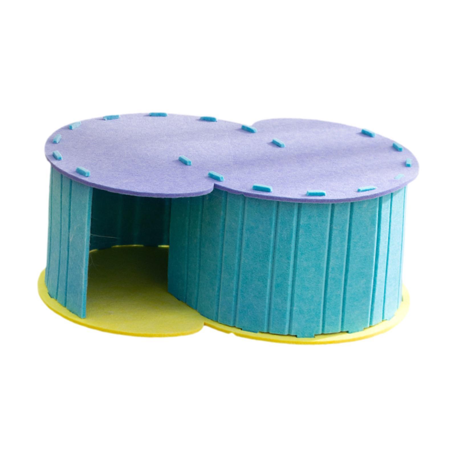 Cat Tunnel Toy Kitten Nest Pet Bed Foldable Felt Material for Indoor Cats Kittens Playing and Sleeping