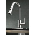 thumbnail image 3 of Kingston Brass LS8721DL Concord Single-Handle Pull-Down Kitchen Faucet in Polished Chrome, 3 of 10
