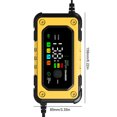 thumbnail image 2 of Cargador de batería digital totalmente automático 12V 7A para coche moto AGM GEL WET, 2 of 9