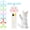 White, variant on Interactive LED Flying Spinner Pet Toy, USB Rechargeable Cat Paw Disc Toy With 6 Flying Discs And Wand, Motorized Rotating Play Toy For Cats And Dogs, Indoor Outdoor,Yellow