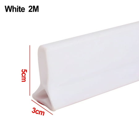 

GLFSIL Silicone Bathroom Water Stopper Blocker Shower Dam Non-slip Dry & Wet Separation
