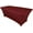 Pewter, variant on Wedding Linens Inc. (200 GSM) Premium 5 FT Rectangular Spandex Stretch Fitted Table Cover Tablecloths - Red