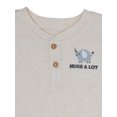 thumbnail image 3 of Huggies Baby Boy Alex The Elephant 2pc Organic Cotton Bodysuit and Pant Set, Sizes NB-24M, 3 of 4