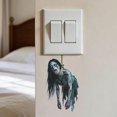 thumbnail image 4 of Halloween Hanging Female Ghost Sticker, Scary PVC Wall Switch Decal, Realistic Horror Decoration for Bedroom Living Room Hallway Haunted House, 4 of 6