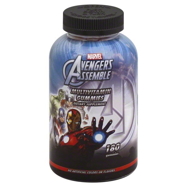Marvel Avengers Assemble Multivitamin Gummies, 180 count