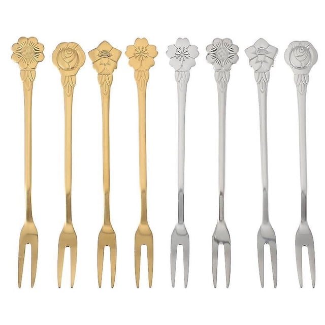 8 tenedores de postre.