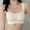 c01White, variant on Square Neck Ribbed Crop Bra Top for Women Seamless Low Cut Basic Cropped Tank Tops Soft Comfort Breathable Daily Bras White XXL