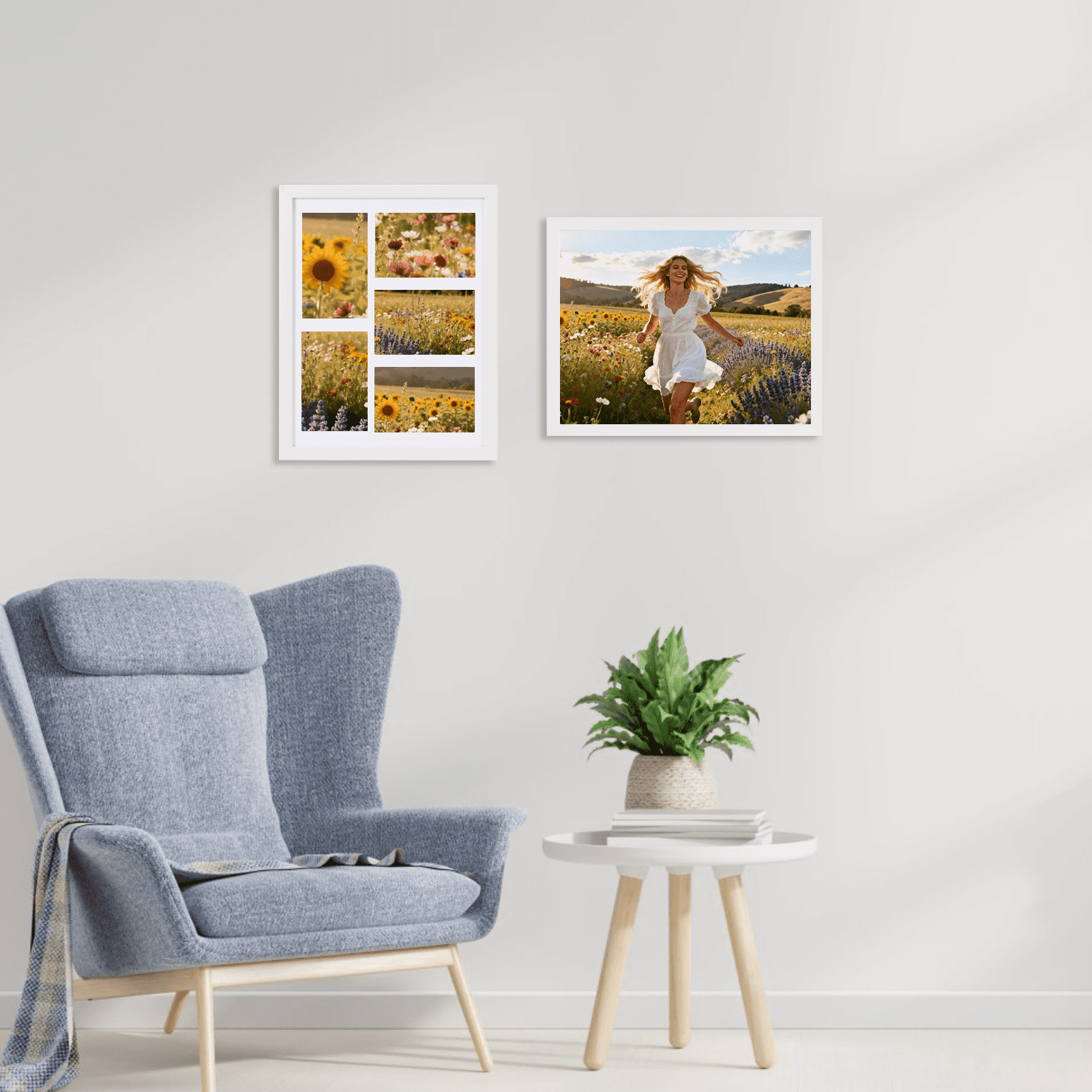 5 Opening 4x6 Collage Picture Frames for Wall Mounted, 4 Pack