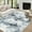Blue Grey, variant on GlowSol 5' x 7' Area Rug Modern Abstract Rugs Washable Non-Slip Low Pile Rugs for Living Room Bedroom, Brown
